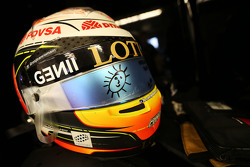 Helm van Romain Grosjean, Lotus F1 E23