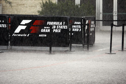 Hevige regen verpest de tweede vrije training