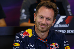 Christian Horner, Red Bull Racing teambaas in de FIA persconferentie