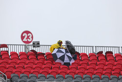 Fan in de tribune