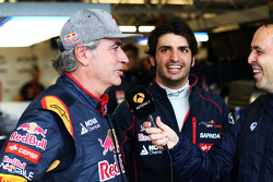 Carlos Sainz, met zoon Carlos Sainz Jr., Scuderia Toro Rosso
