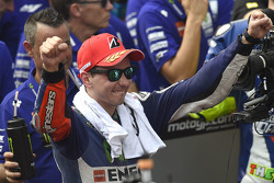 Il secondo classificato Jorge Lorenzo, Yamaha Factory Racing