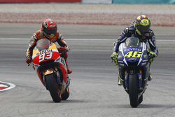 Valentino Rossi, Yamaha Factory Racing y Marc Márquez, Repsol Honda Team