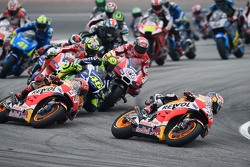 Départ : Dani Pedrosa, Repsol Honda Team mène