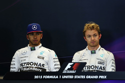 Льюис Хэмилтон, Mercedes AMG F1 и Нико Росберг, Mercedes AMG F1