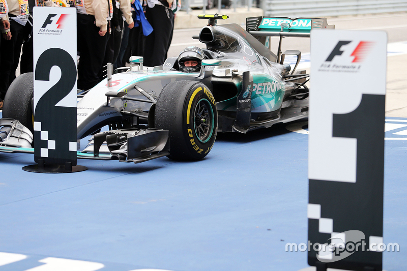 Nico Rosberg, segundo clasificado en el GP de Estados Unidos 2015