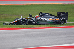 Нико Хюлькенберг, Sahara Force India F1 VJM08 сходит с гонки