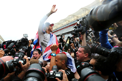 Lewis Hamilton, Mercedes AMG F1 Team, feiert seinen 3. WM-Titel