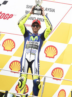 Podium: tercer lugar, Valentino Rossi, Yamaha Factory Racing