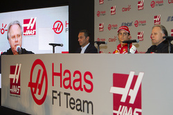 Carlos Slim, Esteban Gutiérrez et Gene Haas