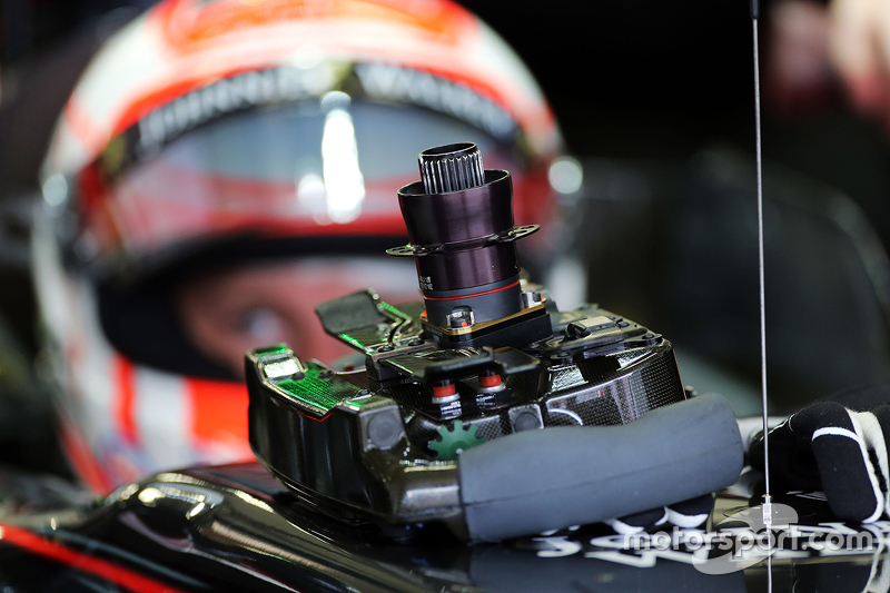 Le volant de Jenson Button, McLaren MP4-30