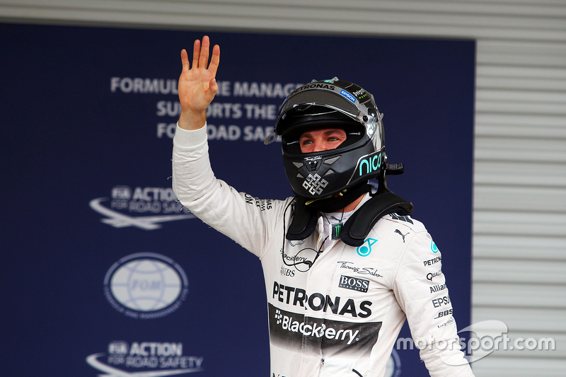 Polesitter Nico Rosberg, Mercedes AMG F1 Team