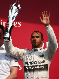 Second place Lewis Hamilton, Mercedes AMG F1 W06