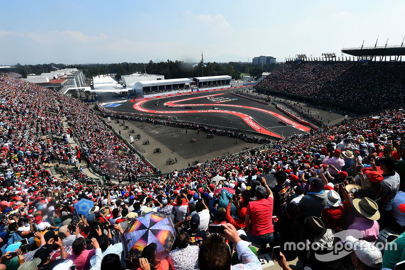 Acción durante la carrera