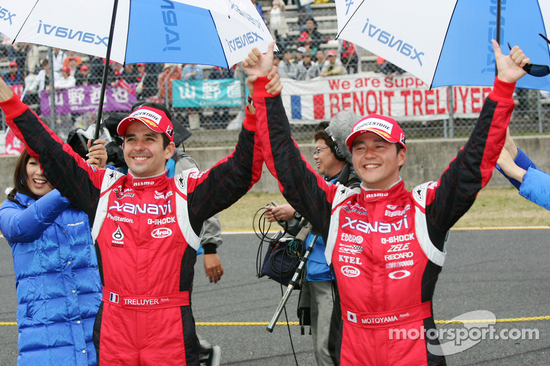 GT500 winners Satoshi Motoyama, Benoit Treluyer