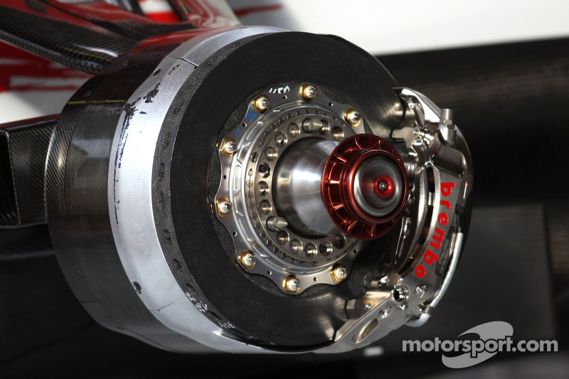 Toyota F1 Team, brake system at Barcelona June testing