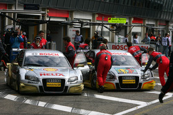 Александр Према, Audi Sport Team Phoenix, Audi A4 DTM и Оливер Джарвис, Audi Sport Team Phoenix, Aud
