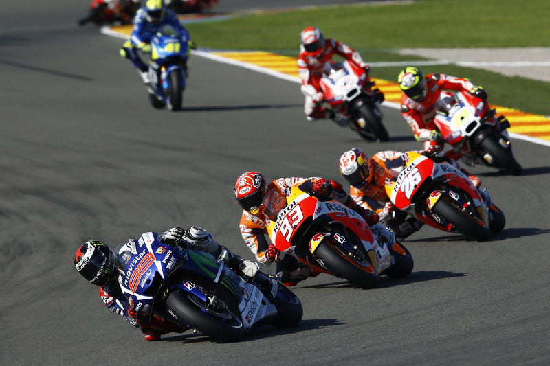 Jorge Lorenzo, Yamaha Factory Racing e Marc Marquez e Dani Pedrosa, Repsol Honda Team