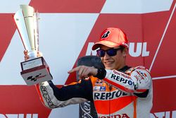 Podium: Second place Marc Marquez, Repsol Honda Team