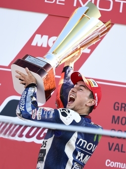 Podium: 1. und MotoGP-Champion 2015: Jorge Lorenzo, Yamaha Factory Racing