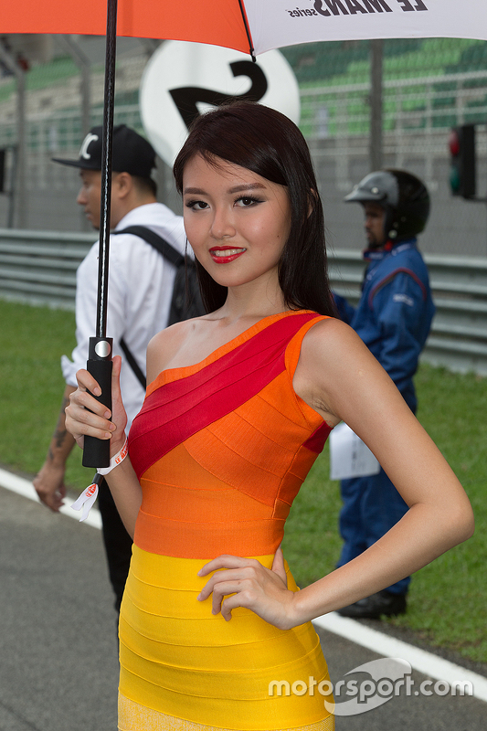 Grid girl na Asia Le Mans Series