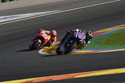 Jorge Lorenzo, Yamaha Factory Racing et Marc Marquez, Repsol Honda Team