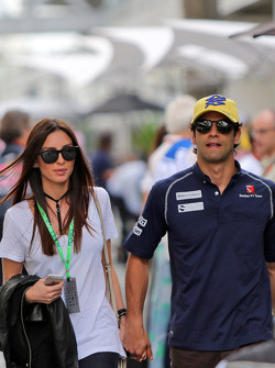 Felipe Nasr, Sauber F1 Team with his girlfriend Giulia Maria Testoni