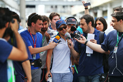 Felipe Massa, Williams with the media