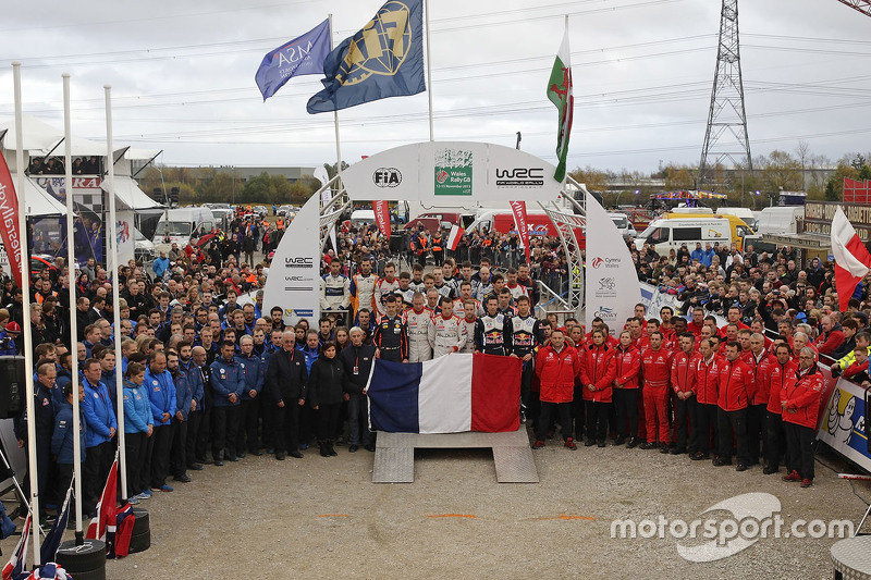 WRC - Les équipes observent une minute de silence en hommage aux victimes