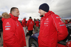 Yves Matton, Citroën Racing Team Principal conStéphane Lefebvre, Citroën World Rally Team