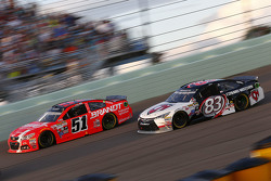 Justin Allgaier, HScott Motorsports Chevrolet; Matt Dibenedetto, BK Racing Toyota