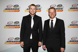 2015 Xfinity Series champion Chris Buescher with Regan Smith