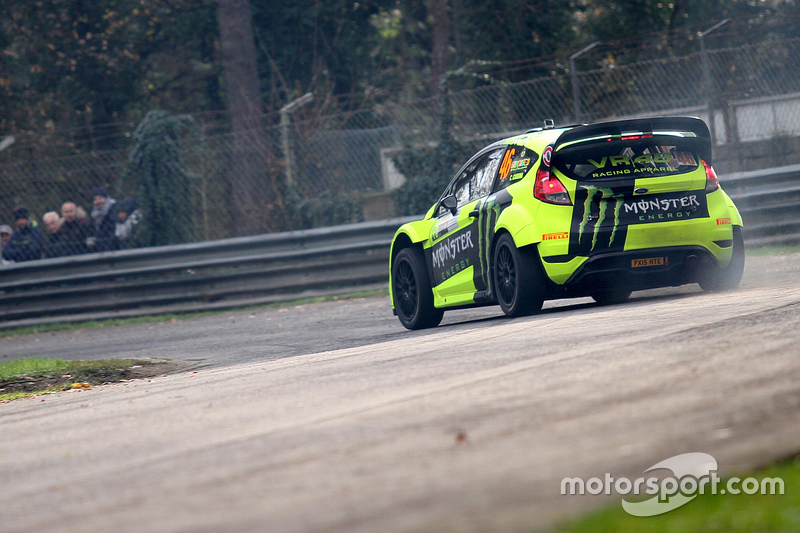 Valentino Rossi und Carlo Cassina, Ford Fiesta