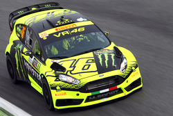 Valentino Rossi und Carlo Cassina, Ford Fiesta