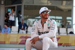 Lewis Hamilton, Mercedes AMG F1 lors de la parade des pilotes