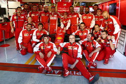 Kimi Raikkonen, Ferrari nella foto di squadra Ferrari