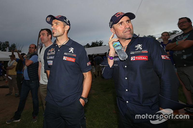 Cyril Despres and Stéphane Peterhansel, Peugeot Sport