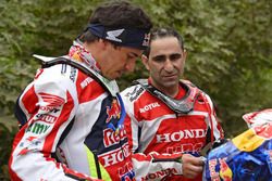 Joan Barreda y Paulo Goncalves, Honda