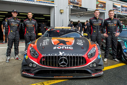 #2 Abu Dhabi Racing Black Falcon Mercedes AMG GT3: Khaled Al Qubaisi, Hubert Haupt, Jeroen Bleekemolen, Maro Engel, Indy Dontje