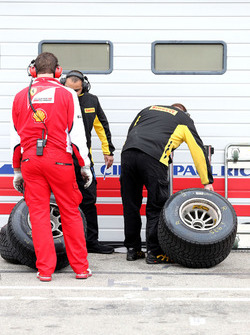 Pirelli technicians