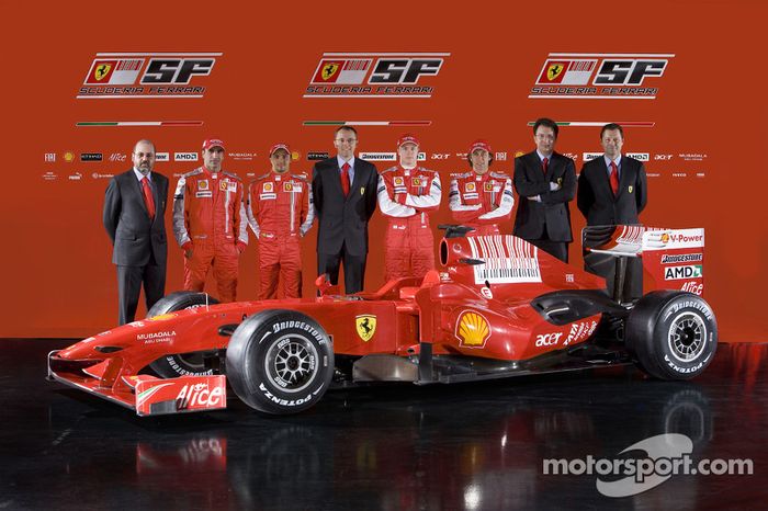 Presentación de la Ferrari F60 de 2009