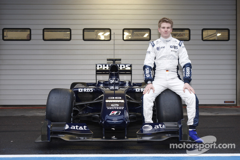 Nico Hulkenberg, piloto de pruebas WilliamsF1 Team con el Williams FW31