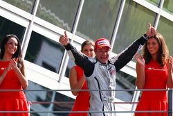 Pódio: vencedor Rubens Barrichello, Brawn GP
