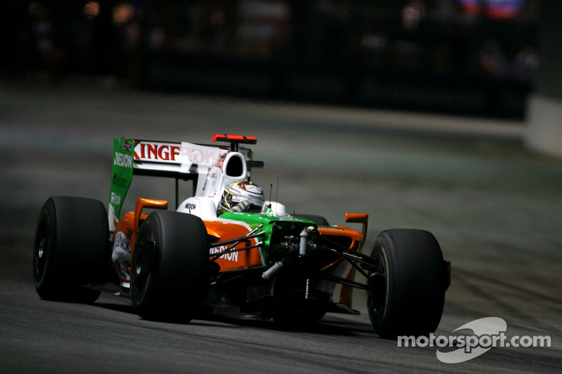 2009 - 20e tour : L'accrochage entre Adrian Sutil et Nick Heidfeld