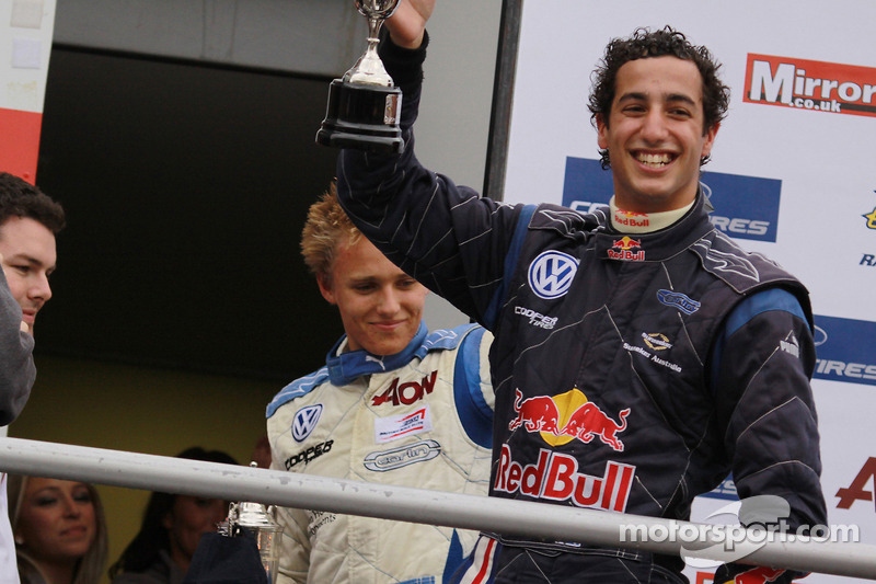 Podium: third place Daniel Ricciardo