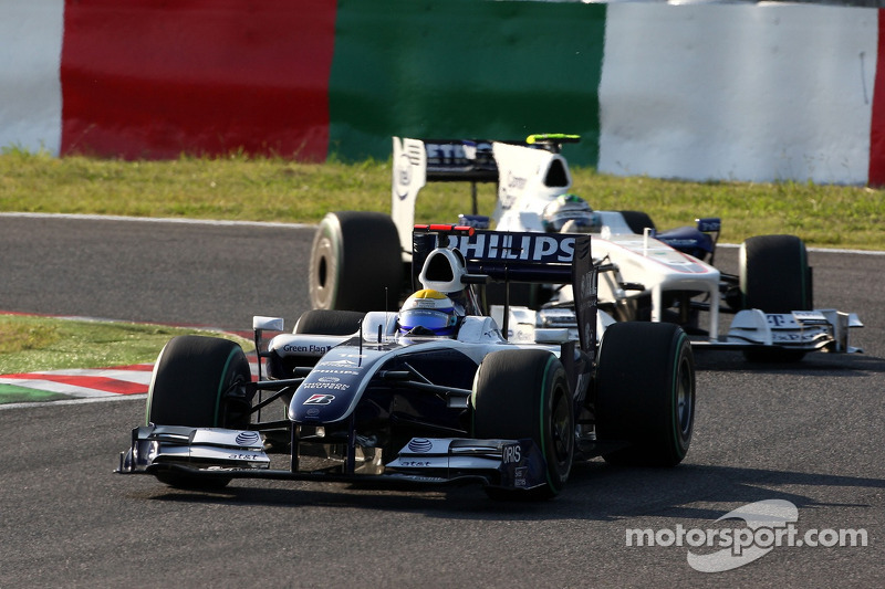 Nico Rosberg, WilliamsF1 Team ve Nick Heidfeld, BMW Sauber F1 Team