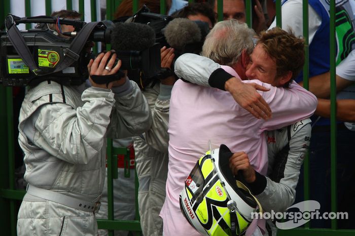 Jenson Button, Brawn GP y su padre John