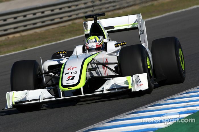 Marcus Ericsson, test ediyorfor BrawnGP