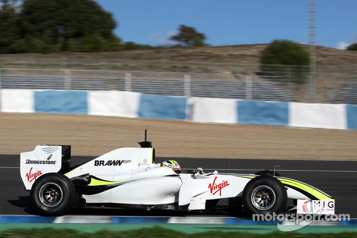 Marcus Ericsson, test ediyorfor BrawnGP