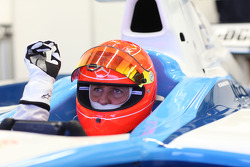 Michael Schumacher teste une GP2
